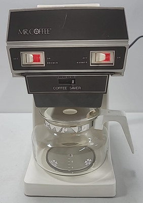 Vintage Mr. Coffee MCS 201 Automatic Drip Coffee Maker   8 Cup   Clean   Works