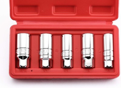 MIXPOWER 3/8-Inch Drive Spark Plug Socket Set SAE & Metric Non magnetic New