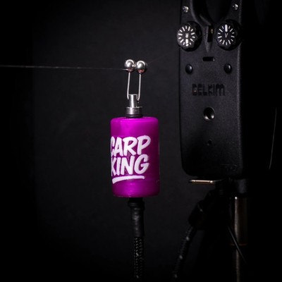 LED Powered Purple Carp King Custom Carp Fishing Bobbin