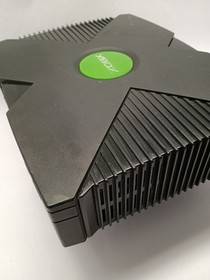 Microsoft Xbox Black. Console Only For Parts Or Repair. No Cords. Does Power On.