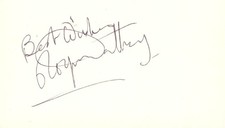 THE WHO (ROGER DALTREY) - AUTOGRAPH SENTIMENT SIGNED