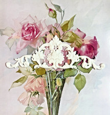 Shabby & Chic Applique Floral Baroque