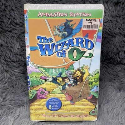 Wizard Of Oz We re Off To Save The Wizard VHS Tape 1990 Animated Kids Movie 