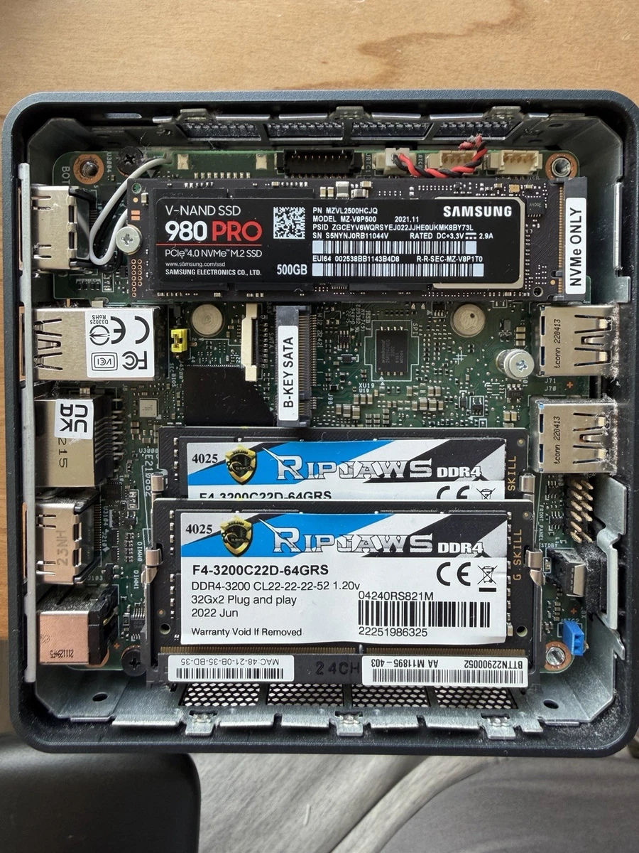 Intel NUC（超小型PC）SSD 約256GB RAM 8GB 不具合なし Amazon.co.jp