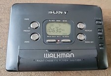 Sony Walkman Auto-Reverse Portable AM/FM Radio Cassette Player WM-FX511 