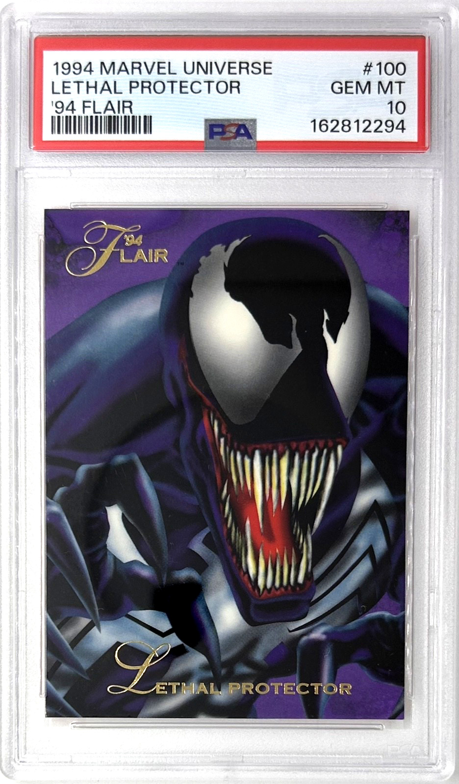 1994 Marvel Universe '94 Flair Lethal Protector #100 PSA 10 GEM MT