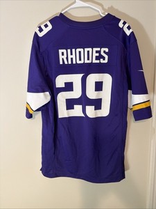 Nike Minnesota Vikings Rhodes #29 NFL Football Jersey Purple Size L