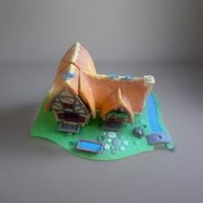 Vintage 1995 Polly Pocket Disney Snow White Cottage Playset Bluebird Complete?