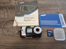 Samsung Digimax A402 4.0 MP Digital Camera Video Movie New 1.0GB Memory Card EUC