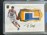 2017-2018 Flawless Collegiate Gold RC Auto Jersey T.J. Leaf  #BK-TL /25 B1