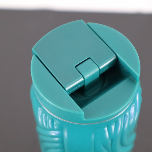 Starbucks 2025 Aqua‑Blue/Green Siren Ribbed Steel Vacuum Insulated Tumbler 16 oz - Picture 5 of 8