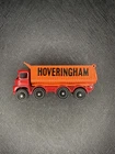 Vintage Lesney Matchbox Ser. No.17 Hoveringham Red With Orange Tipper Excellent