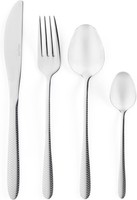 Salter Cutlery Set Stainless Steel 16 Piece Malton Design Mirror Finish Silver