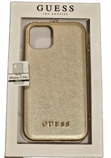 Custodia in ecopelle oro originale collezione Guess per iPhone 11 Pro