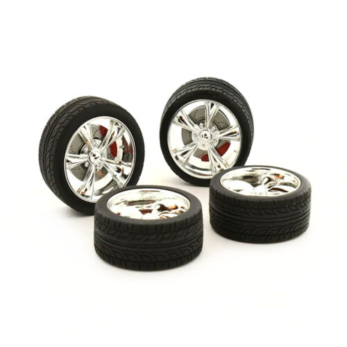 DDA 1:18 Scale Street Fighter Wheel & Tyre Set Model Accessories - Afbeelding 1 van 2