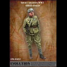 1/35 Soviet Soldiers WW2 Resin kit soldiers Military theme Scene combination