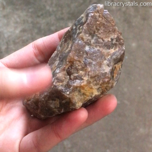 Raw Smoky Quartz Crystal Natural Rough Stone for Grounding and Protection - Video 1 of 1