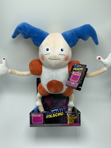 NEW POKEMON Movie Detective Pikachu MR. MIME Poseable Plush Figure, 12” Tall - Picture 2 of 3