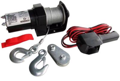 12V WINDE ELEKTRISCH 2000 LBS 906KG BOOTSANHÄNGER WOHNWAGEN ATV QUAD ZIEHER CT0711