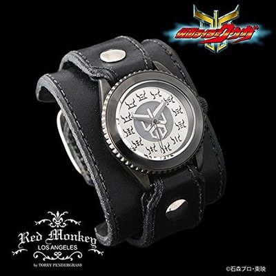 NEW Masked Rider Kuuga x Red Monkey designs Collaboration Wristwatch Silver 925