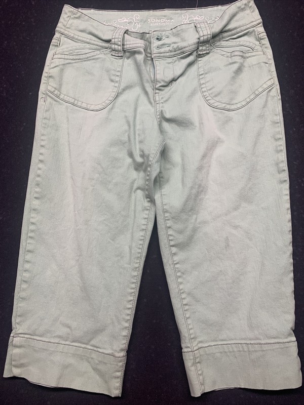 Sonoma Life Style Denim Capris Pants Women’s Size 8  Mint