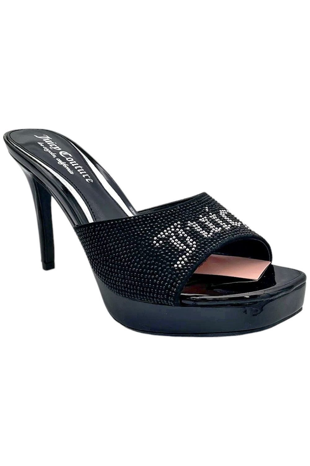 Женские модельные босоножки Juicy Couture Gamer черного цвета