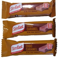 SLIMFAST  CHOCOLATE BARS 26g - Low Calorie weight loss Snack