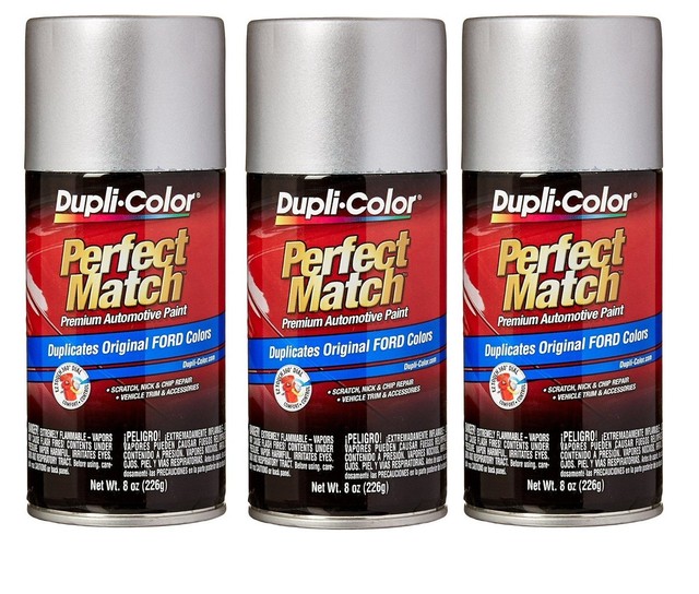 3Cans Duplicolor BFM0361 For Ford Code JP Silver Birch 8oz Aerosol