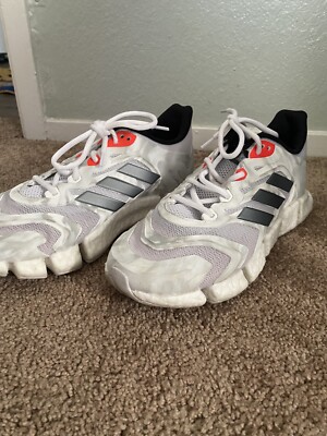 Adidas Mens Climacool Vento White N Grey Running Shoes Size 7 Pre Owned |  eBay