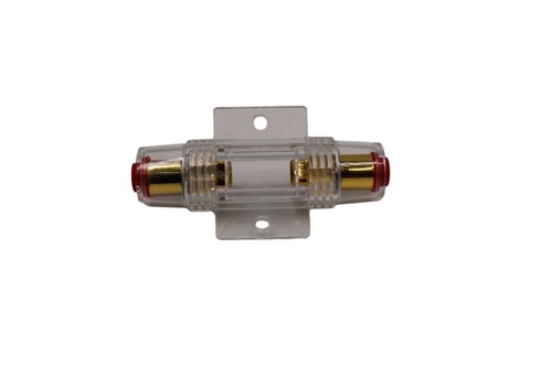 IMC Audio In-Line 4/8 Gauge AGU Fuse Holder with (1) 50 Amp Fuse for Car Audio - Picture 5 of 8