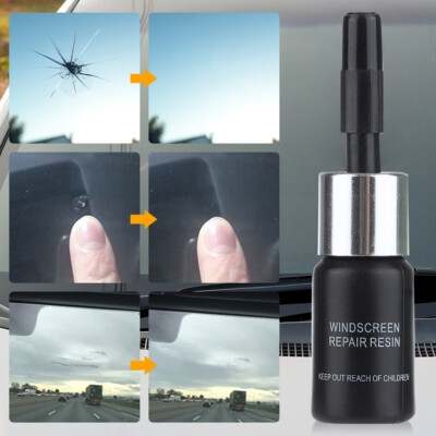 5-10Pack Auto Glass Nano Repair Fluid Car Windshield Resin Crack Tool Kit Crack