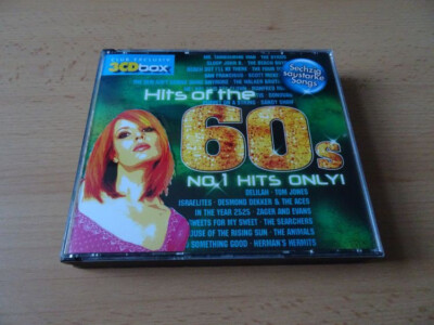 3 CD Box Hits of the 60s - No 1 Hits only! Tom Jones Scott McKenzie Sandy Shaw