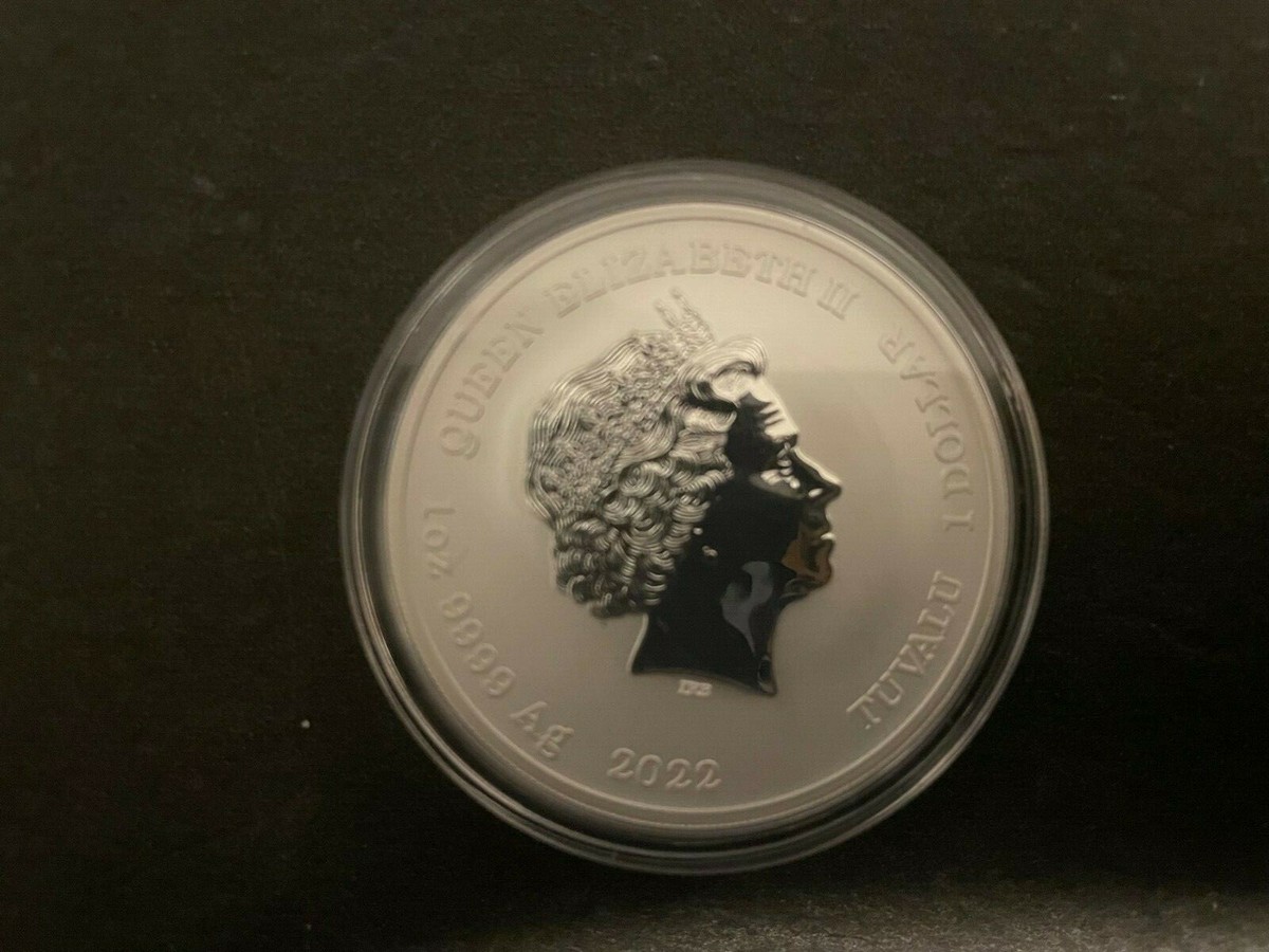 2022 Tuvalu $1 007 James Bond Series 1oz Silver Bullion Coin