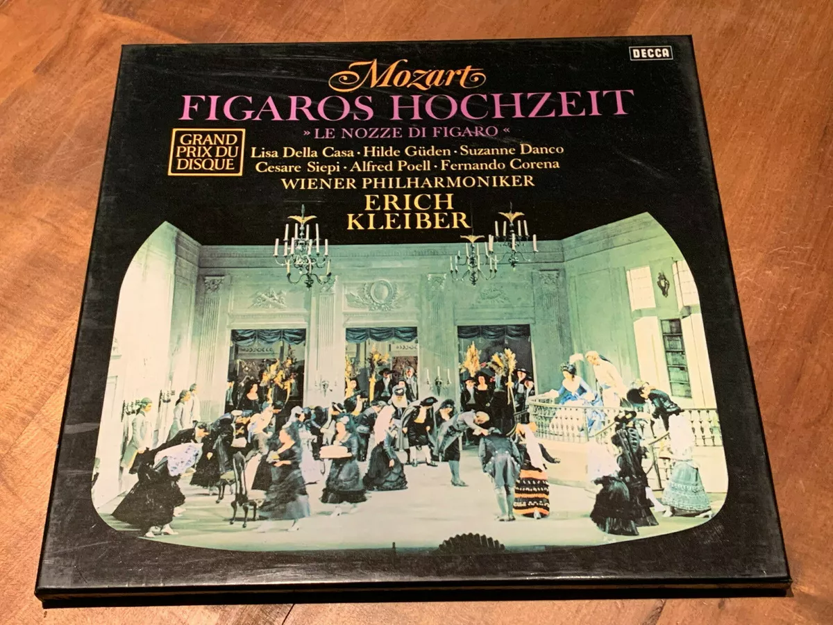 Mozart Le Nozze di Figaro ERICH KLEIBER DECCA 4 LP BOX NM Like New Blue  Labels