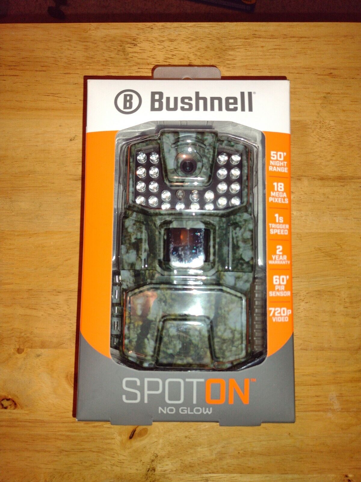Bushnell 18 Mega-Pixel Spot On No Glow Trail Camera - Brand New