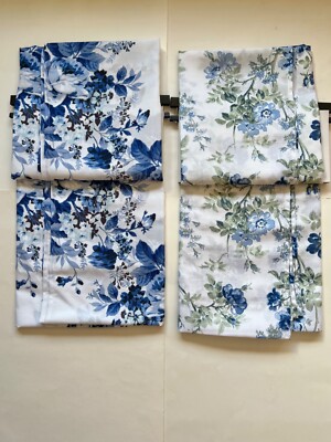 LAURA ASHLEY Window Curtain Panels in JOYCE or BLOSSOM DANCE