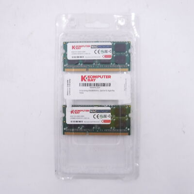 Komputerbay MACMEMORY 8GB (2x 4GB) DDR3 PC3-10600 1333MHz SODIMM 204-Pin Laptop