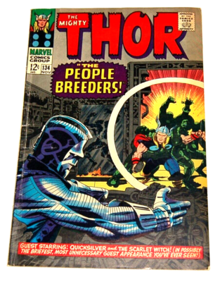 The Mighty THOR Marvel Comic Group #134 Nov. 1966 “The People