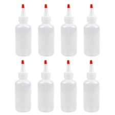 8PCS Hair Color Applicator Squeeze Bottle for Hair Color Woodworking Glue Bottle