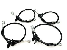 Brake Line for 1988-1991 Honda CRX Si 1.5L 1.6L 4pc Pre-Assembled Stainless Kit