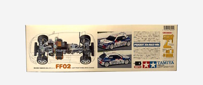 Tamiya 1/10 #58224 RC PEUGEOT 306 MAXI WRC FF02 FWD Chassis
