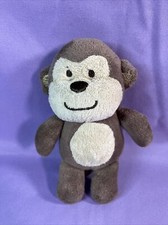 Carters Just One You Plush Brown Monkey 5  Baby Toy Rattle Soft Stuffed Lovey
