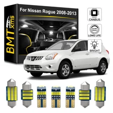 11pcs Interior LED Lights Package Kit for 2008 - 2013 Nissan Rogue + Tool White