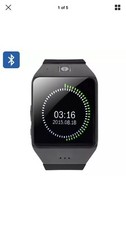 Bluetooth Smartwatch 1.54 Inch Screen GSM NFC SD Card Black Uhappy UW1