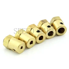 3 4 5 6 7 8mm Flexible Motor Shaft Coupling Coupler To Wheel tyre DC Motor Robot