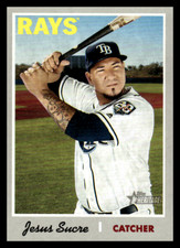 2019 Topps Heritage #219 Jesus Sucre Tampa Bay Rays