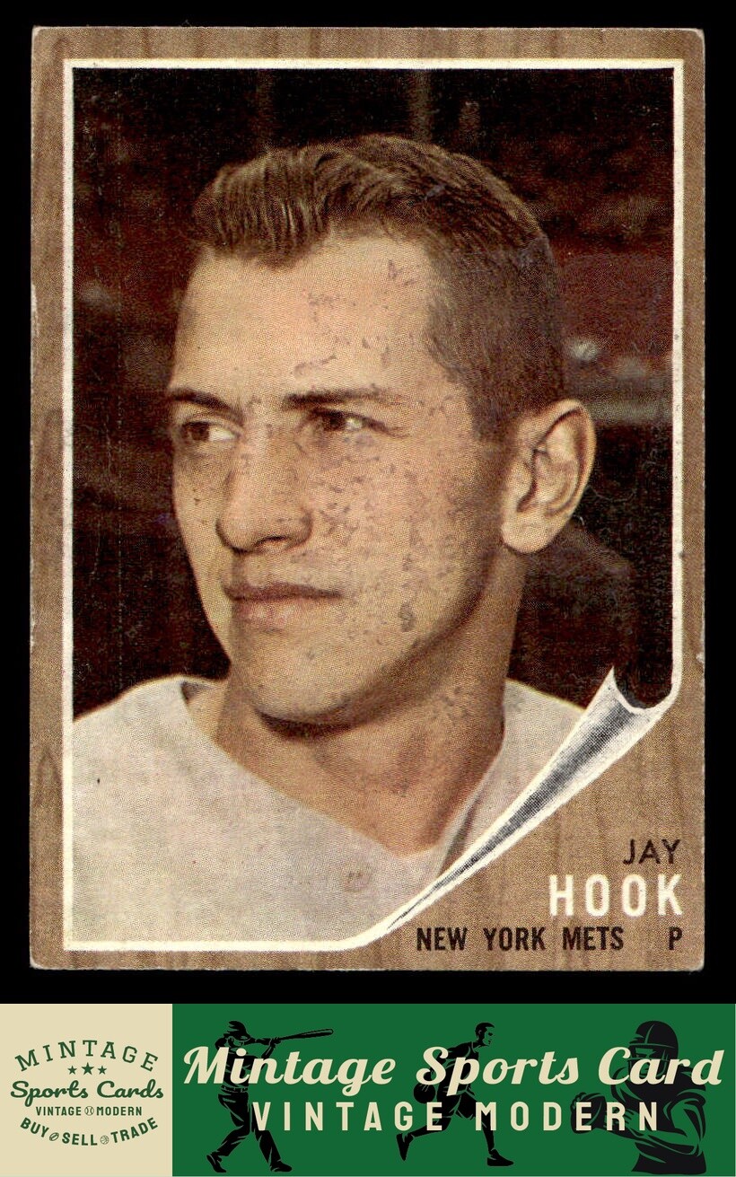 1962 Topps Jay Hook 94 New York Mets eBay