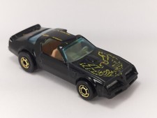 Vintage 1977 Hot Wheels Hot Bird Trans Am Blackwall Hong Kong Blue Windows