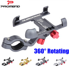 Promend 360 Rotatable Bike Phone Holder Aluminum Bicycle Motorcycle Phone Mount