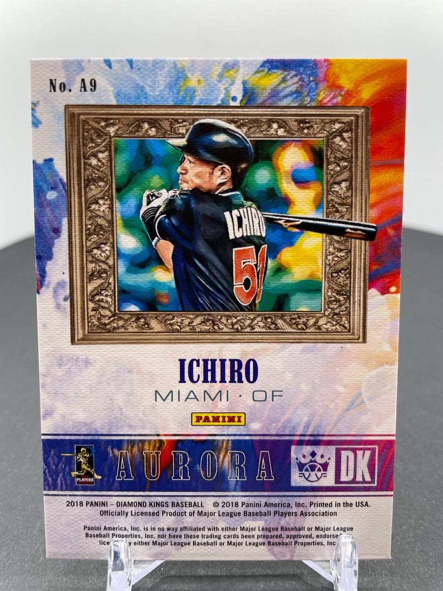 2018 Panini Diamond Kings Aurora Ichiro #A9 Miami Marlins | eBay